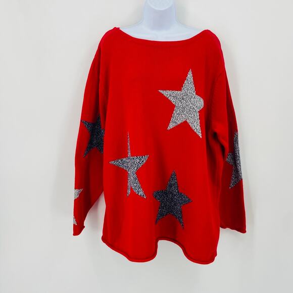 Norton Studio Vintage Sweater with Stars - Picture 1 of 5
